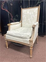 French Neoclassical Louis XVI Upholstered Armchair
