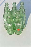 8 Vintage Coca-Cola Bottles