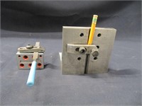 4" ANGLE PLATE  & FILE BLOCK WITH CLAMPS