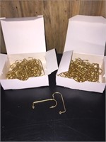 Mustad 3/0 Gold Hooks, 2 full boxes of 100pcs