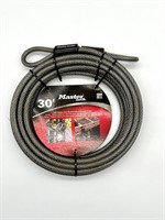 NEW 30 FT HEAVY DUTY BRAIDED LOCK CABLE