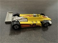 Hot Wheels Turbo Streak Yellow Die Cast Toy