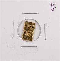 Gold 1g Bar