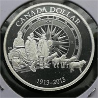 2013 Canada $1 Silver Coin Expedition .81 oz.