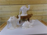 Majestic Christmas Camels, Lot of 3