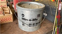 Vintage Frabill Galvanized floating mini bucket