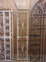 Matching English Wrought Iron vertical panel