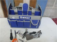 Kobalt Canvas Tool Organizer and contents