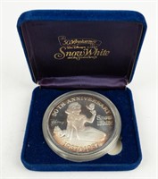 Coin 1987-5 Oz Silver Snow White 50th Anniv Proof
