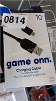 GAME ONN CHARGING CABLE COMPATABILITY WITH PS4