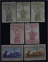 Spanish Sailing Ship Stamps; Postal History, Phila