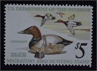 1976 $5 Mint State U.S. Duck Stamp; Philatelic, Po