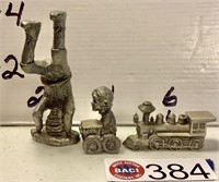 PEWTER TRAIN + MORE