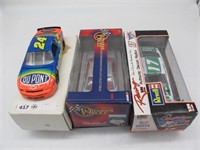 LOT OF 3 DIE CAST NASCAR BOTTLES 1:24