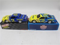 LOT OF 2 ACTION RACING DIE CAST BANKS