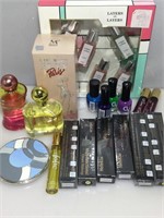 Perfumes and assorted cosmetics. Some sealed NiB