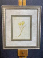 Cheri Blum Yellow Flower Framed Print