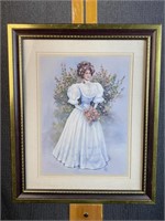 Julia Grainer Victorian Lady Framed Print