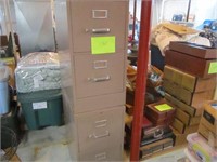 Metal file cabinets,