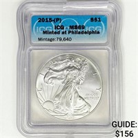 2015-(P) American Silver Eagle ICG MS69
