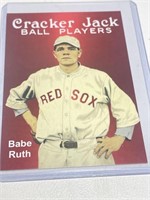Babe Ruth Cracker Jack Baseball Card