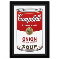 Andy Warhol- Silkscreen "Soup Can 11.47 (Onion w/B