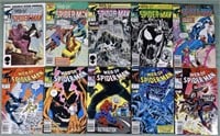 10 Marvel comics Web of Spider-Man, #1, 21, 32, 33