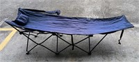 Folding cot with carry bag