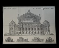 A Charles Garnier Le Nouvel Opera De Paris Framed