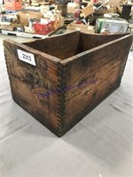 WOOD BOX, 8.5 X 14 X 8" TALL