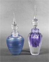 (2) VANDERMARK PERFUME BOTTLES