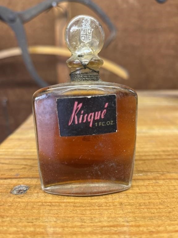 Rare bottle of Risqué 1 fl oz Perfume