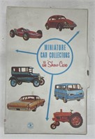 (F) Miniature Car Collectors Car Show Case. 6 1/2