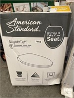 AMERICAN STANDARD TOILET SEAT IN WHITE