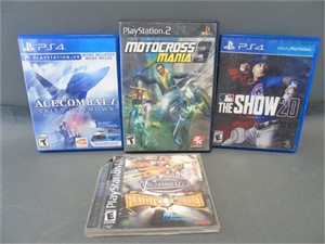 PlayStation, PS2 and PS4 Games and PS2 Memory Card