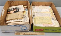 Letterheads; Invoices; Paper Ephemera & Almanacs
