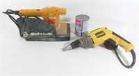 Perceuse DeWalt + machine à sabler Black&Decker