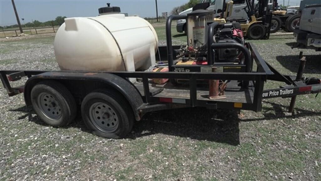 Trailer with Pump and Water Tank