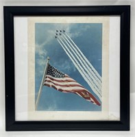 1968 Vietnam Era Air Force Thunderbirds Lithograph