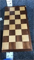 wooden chess set- all pieces there