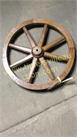 Wooden small wagon wheel 19in