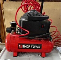 Shop Force Air Compressor 2 Gallon with Hose