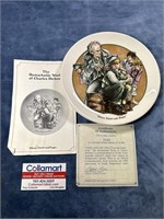 Oliver Twist  and Fagin Collector Plate
