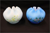 Art Glass Rose Bowls