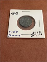 1943 wartime penny.