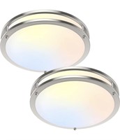 Two Pack 36W Modern LED 13-Inch Ceiling Lights