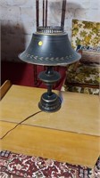 Painted metal lamp