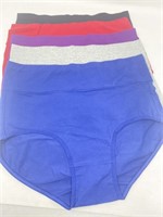 New (5) Size Medium Ladies Panty Briefs Cotton