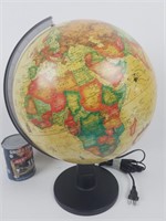 Globe terrestre illuminé "World antique"