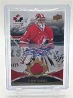 Stuart Skinner /199 Autograph Patch Hockey Card